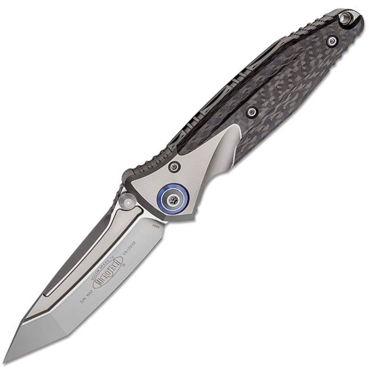 Microtech-Socom-Bravo-4-Titanium-Carbon-261-7CFTI