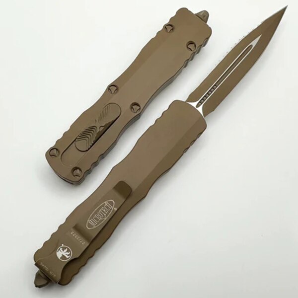 Microtech-Dirac-Cerakote-Tan-225-3CTA