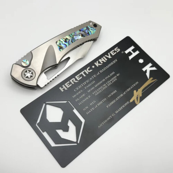 Heretic-Knives-Custom-Pariah-M/A-Button-Lock-Ti-Handles