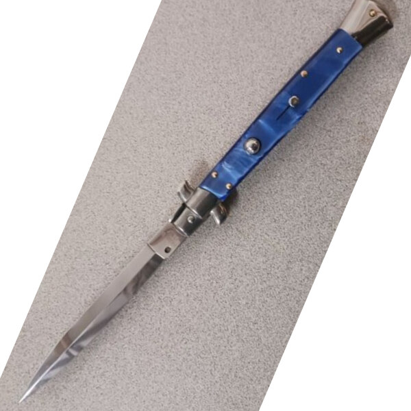 Frank-Beltrame-Italian-Stiletto-Imitation-Blue-Pearl-Dagger-Automatic-Knife