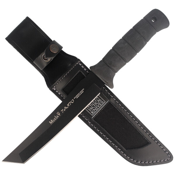 Muela-Tactical-Rubber-Handle-190mm-Knife-TANTO-19N