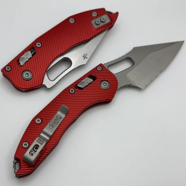 Microtech-Knives-Stitch-Red-169RL-11FLRD