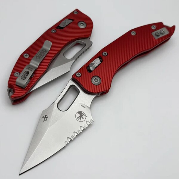 Microtech-Knives-Stitch-Red-169RL-11FLRD