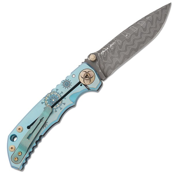 Spartan-Blades CustomHarsey-Nichols-Damascus-Green