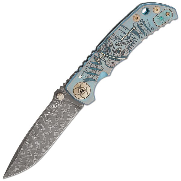 Spartan-Blades CustomHarsey-Nichols-Damascus-Green