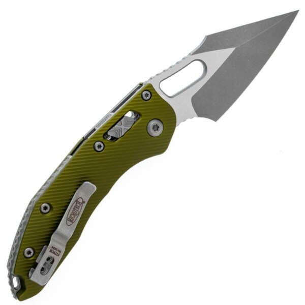 Microtech-Stitch-OD-Green-Fluted-Apocalyptic-169RL-10APFLOD