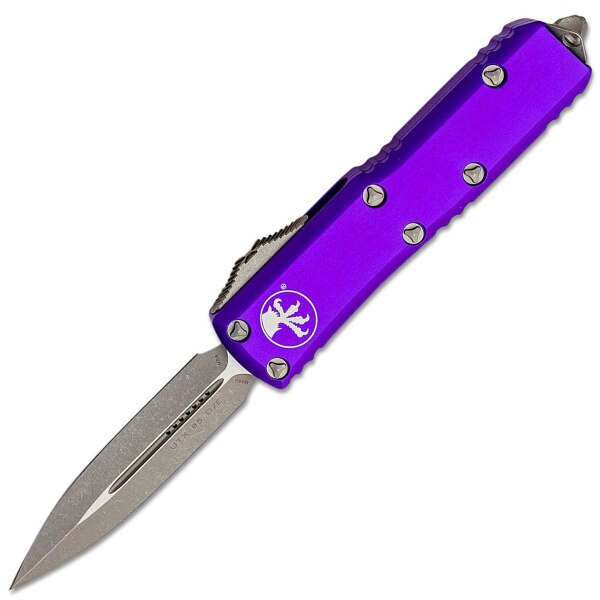 Microtech-UTX-85-Apocalyptic-Double-Edge-Purple-Handles-232-10APPU